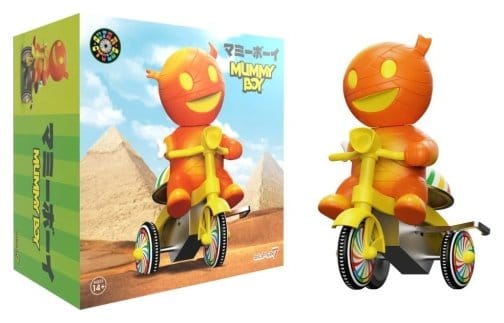 Super7 Super Cycles Fahrzeug Mummy Boy (Orange w/ Yellow Trike)