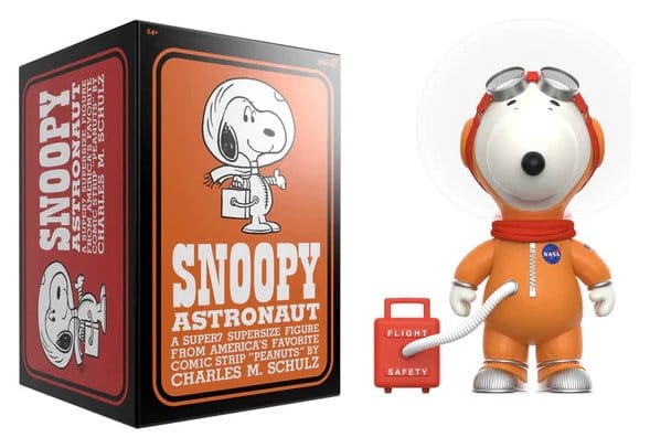 Peanuts Supersize Vinyl Actionfigur Snoopy Spacesuit Orange 30 cm