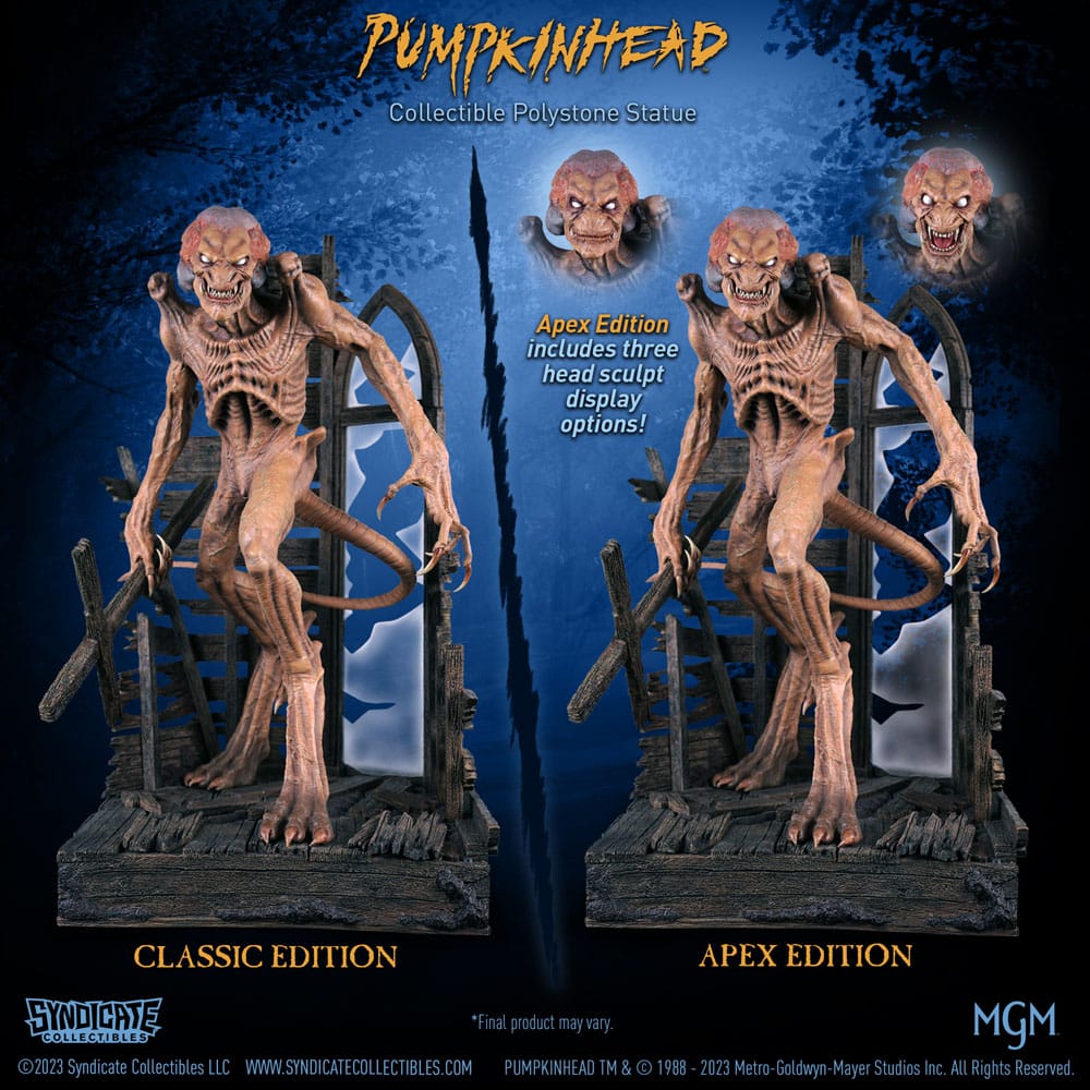 Das Halloween Monster Statue 1/4 Pumpkinhead Apex Edition 70 cm
