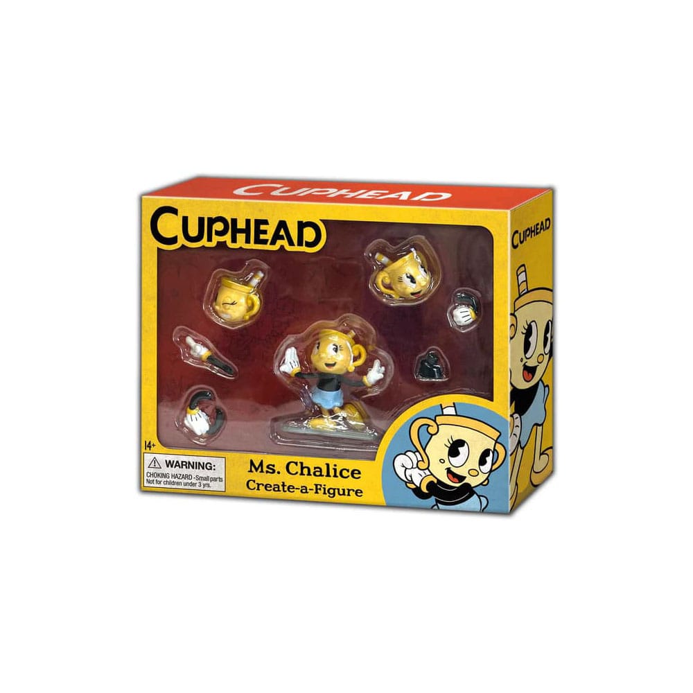 Cuphead Create a Figure Minifigur Fräulein Kelch