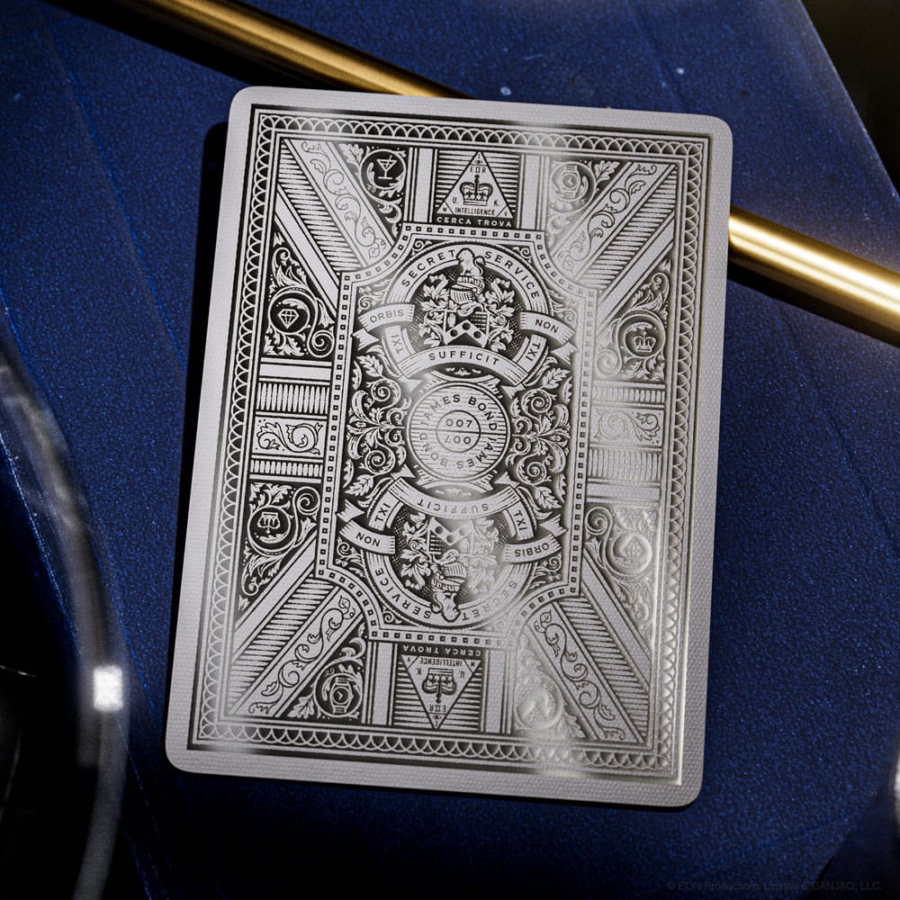 James Bond Spielkarten Silver Edition