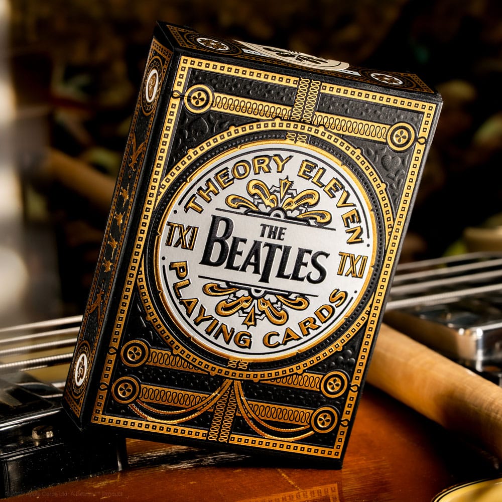 The Beatles Spielkarten Black Special Edition