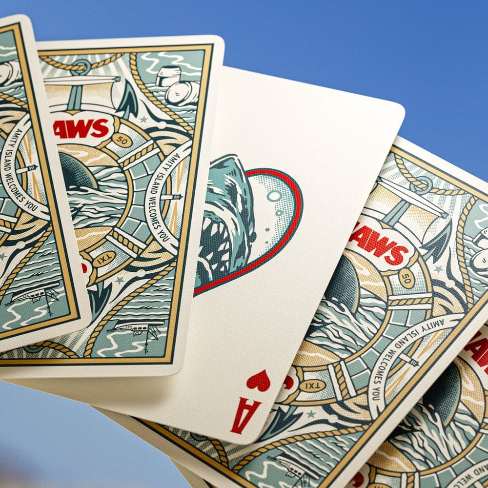 Der weiße Hai Premium Spielkarten
