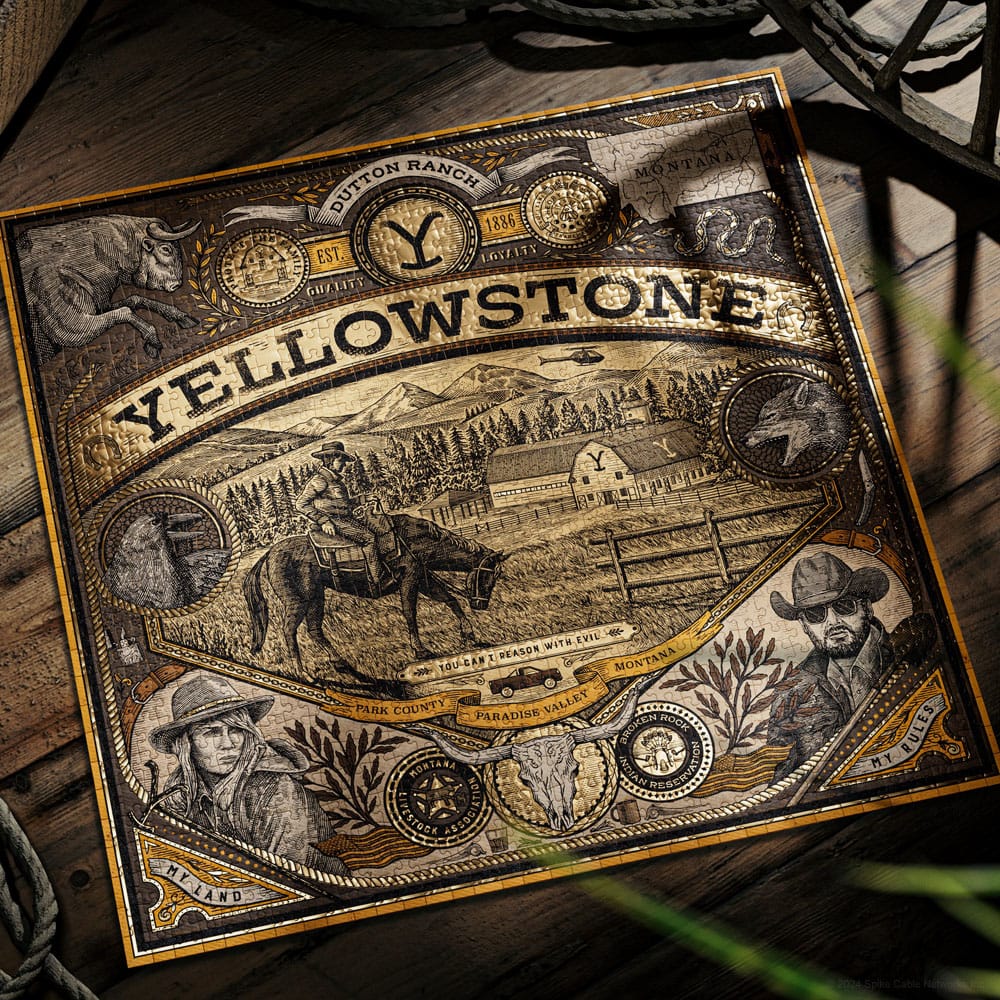 Yellowstone Multi-Dimensionales Puzzle (1000 Teile)