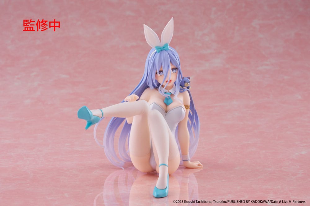 Date A Live V PVC Statue Desktop Cute Figure Mio Takamiya Bunny Ver. 13 cm