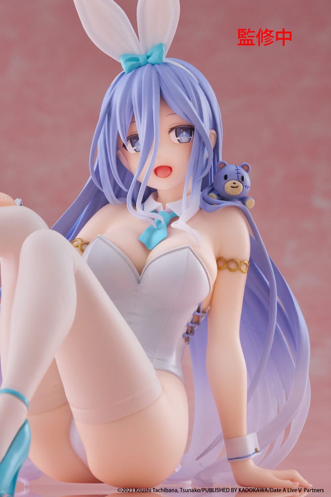 Date A Live V PVC Statue Desktop Cute Figure Mio Takamiya Bunny Ver. 13 cm