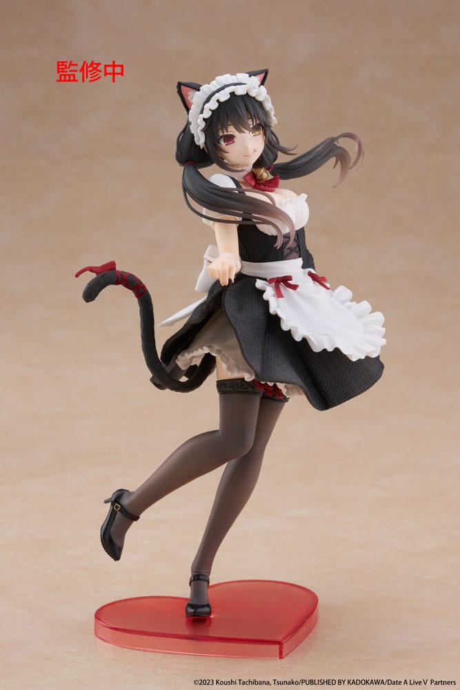 Date A Live V Coreful PVC Statue Kurumi Tokisaki Cat Ear Maid Ver. 18 cm