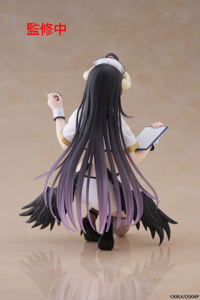 Overlord PVC Statue Desktop Cute Figure Albedo Nurse Ver. Renewal 13 cm