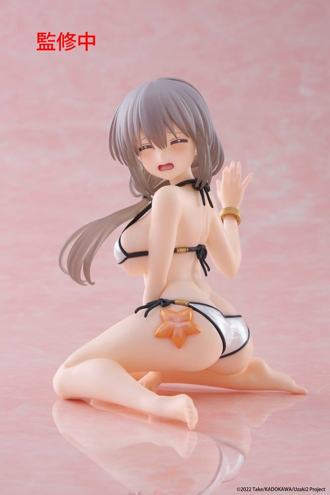 Uzaki-chan Wants to Hang Out! PVC Statue Desktop Cute Figure Tsuki Uzaki (Swimwear Ver.) 13 cm