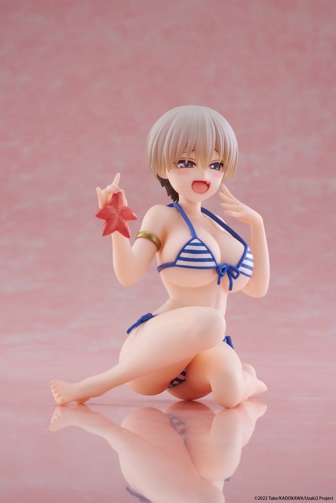 Uzaki-chan Wants to Hang Out! Desktop Cute PVC Figur Hana Uzaki (Swim wear Ver.) 13 cm