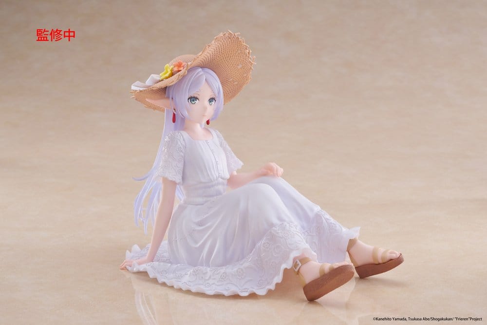 Frieren: Beyond Journey's End PVC Statue Desktop Cute Figure Frieren Summer Dress Ver. 13 cm