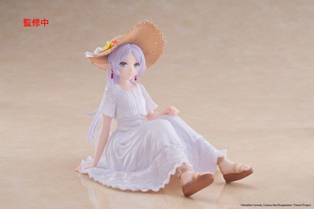 Frieren: Beyond Journey's End PVC Statue Desktop Cute Figure Frieren Summer Dress Ver. 13 cm