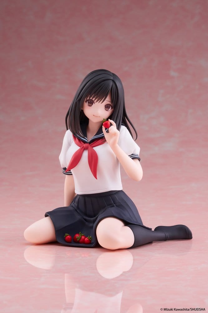Strawberry 100% Desktop Cute PVC Figur Aya Tojo (School uniform Ver.) 13 cm