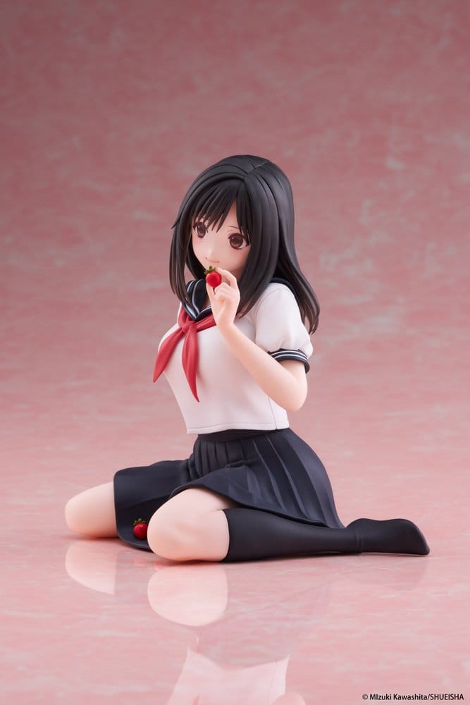Strawberry 100% Desktop Cute PVC Figur Aya Tojo (School uniform Ver.) 13 cm