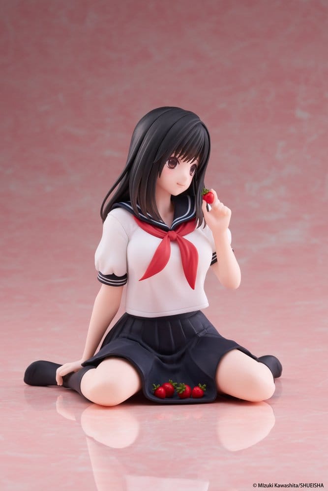 Strawberry 100% Desktop Cute PVC Figur Aya Tojo (School uniform Ver.) 13 cm