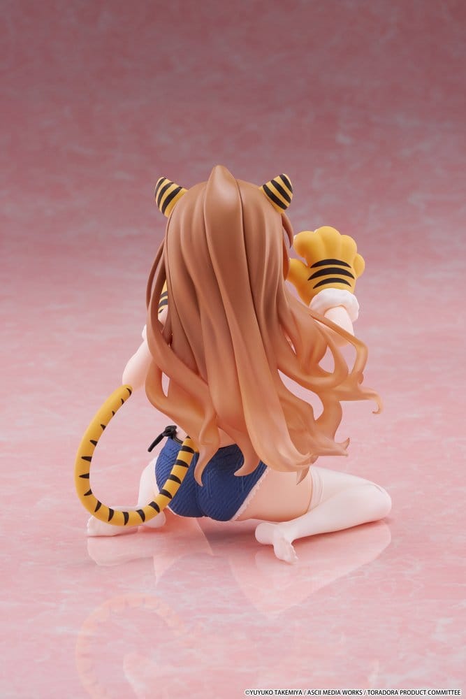 Toradora! Desktop Cute PVC Figur Taiga Aisaka (Tiger Costume Swimwear Ver.) 13 cm