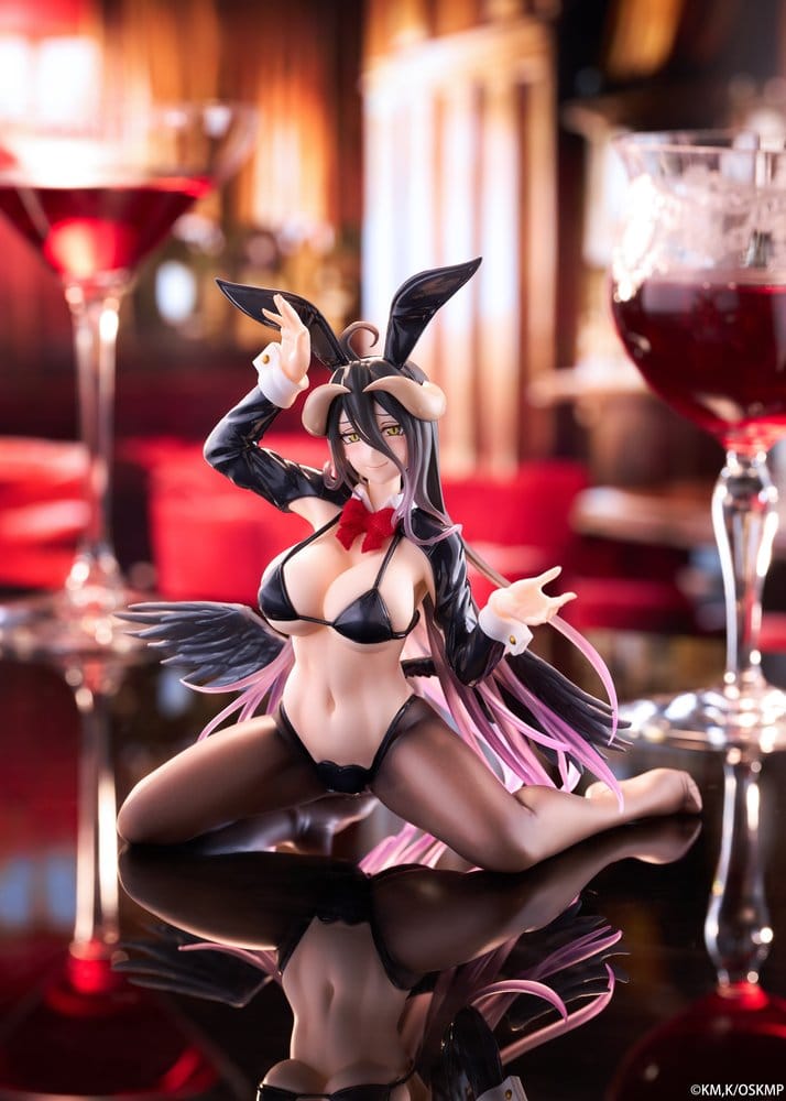 Overlord Moflock PVC Figur Albedo (Reverse Bunny Suit Ver.) 13 cm