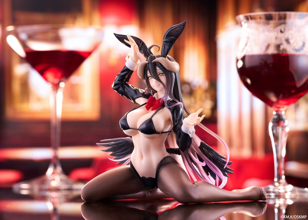 Overlord Moflock PVC Figur Albedo (Reverse Bunny Suit Ver.) 13 cm