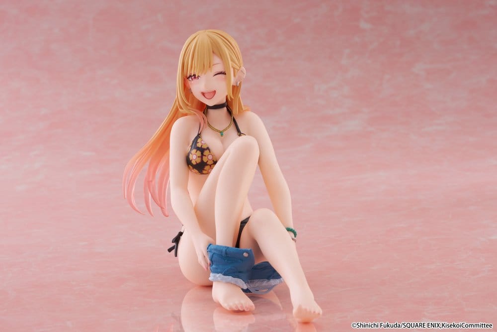 My Dress-Up Darling Desktop Cute PVC Figur Marin Kitagawa (Measured Swimsuit Ver.) Reissue 13 cm