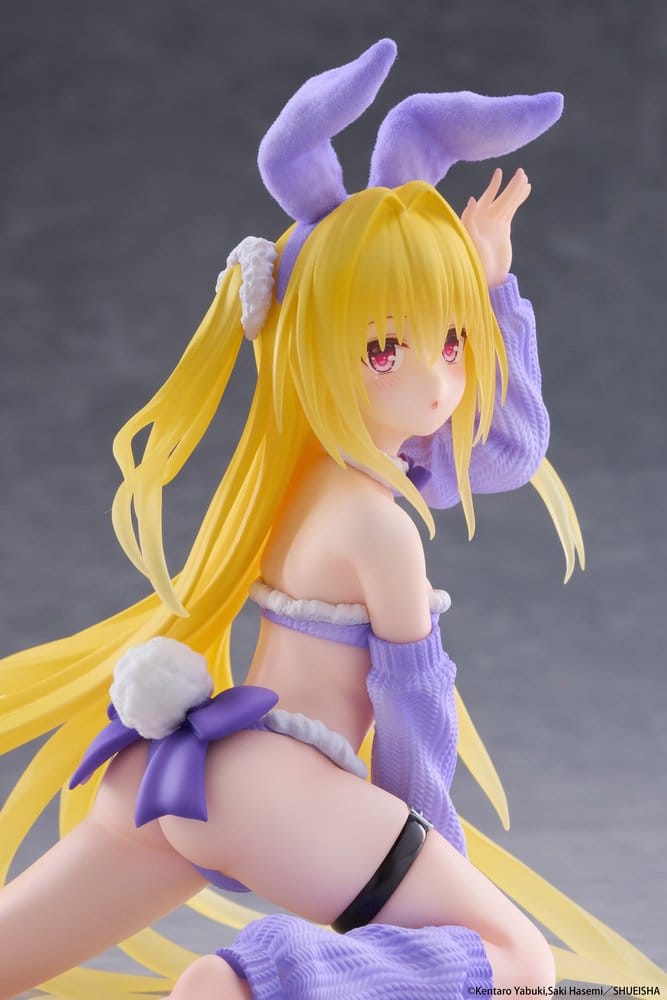 To Love-Ru Darkness MOFLOCK PVC Figur Golden Darkness (Fluffy Bunny Ver.) 13 cm