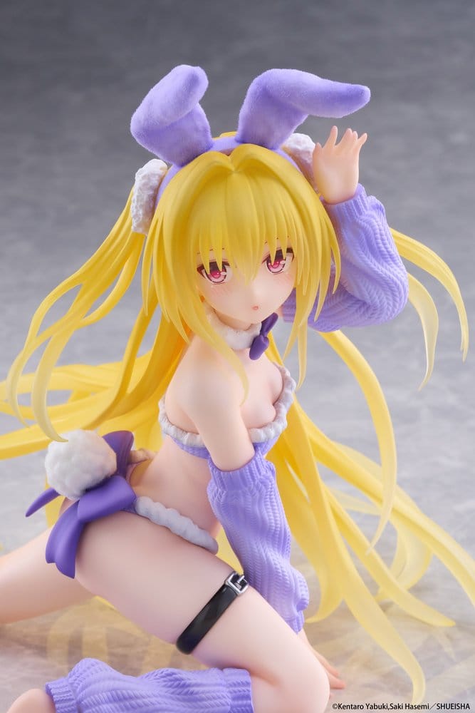 To Love-Ru Darkness MOFLOCK PVC Figur Golden Darkness (Fluffy Bunny Ver.) 13 cm
