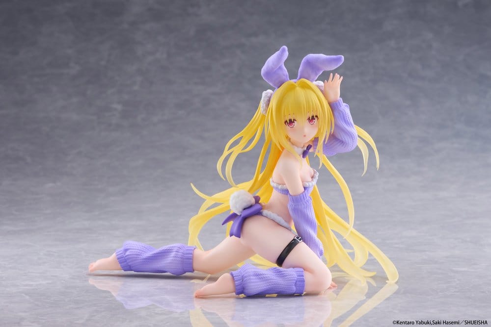 To Love-Ru Darkness MOFLOCK PVC Figur Golden Darkness (Fluffy Bunny Ver.) 13 cm