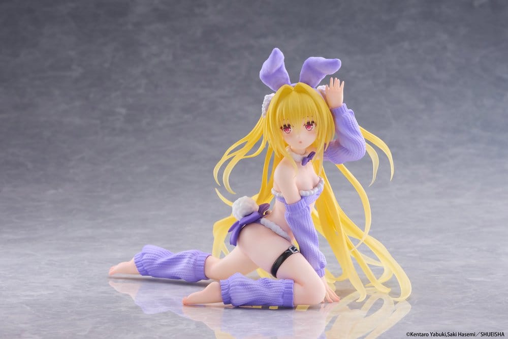 To Love-Ru Darkness MOFLOCK PVC Figur Golden Darkness (Fluffy Bunny Ver.) 13 cm