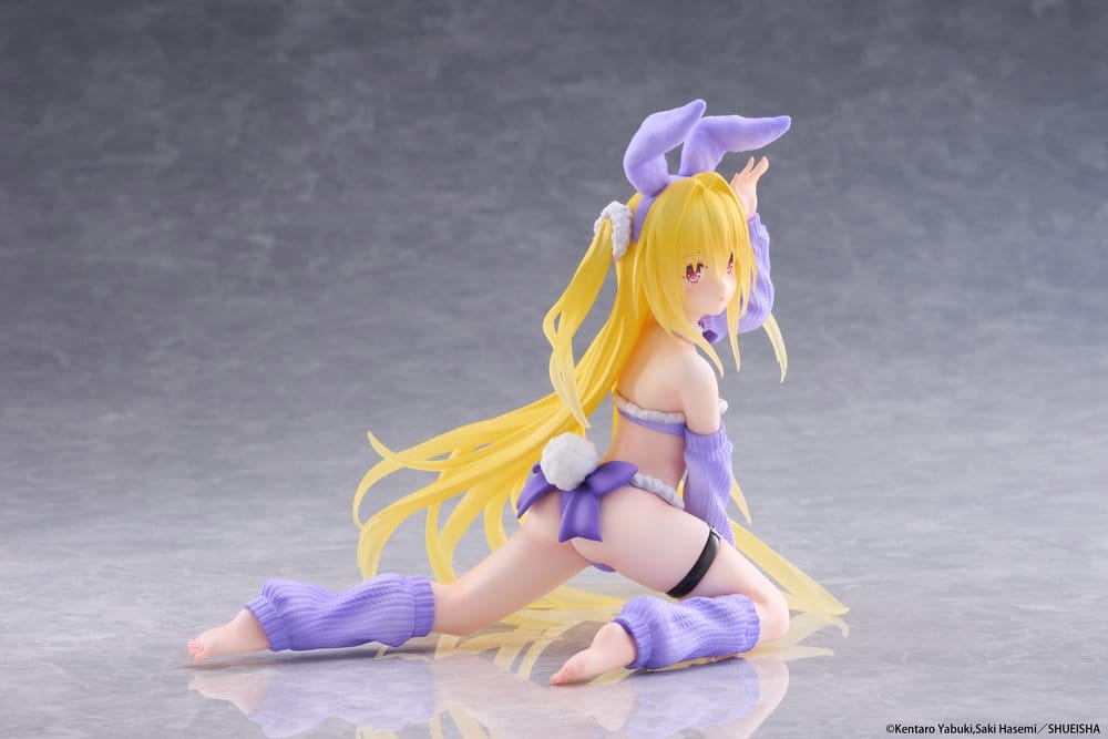 To Love-Ru Darkness MOFLOCK PVC Figur Golden Darkness (Fluffy Bunny Ver.) 13 cm
