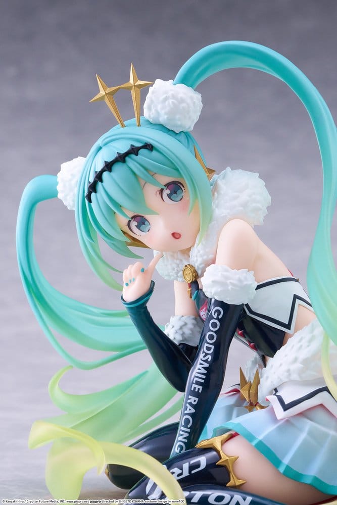 Hatsune Miku Taito Kuji PVC Figur Racing Miku 2018 Ver. Round 8 13 cm