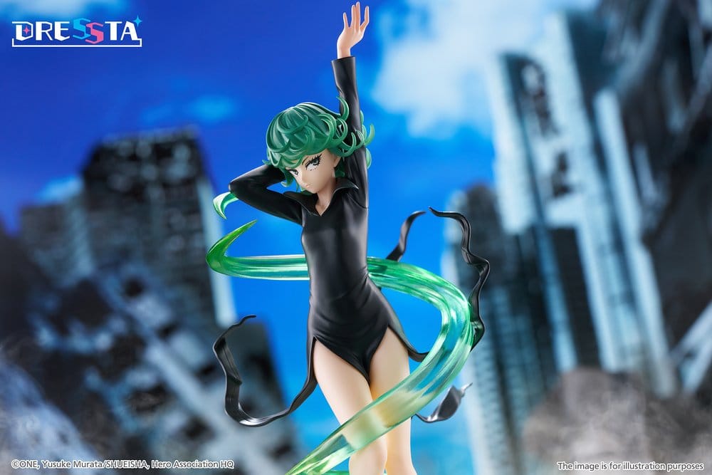 One-Punch Man Dressta PVC Figur Terrible Tornado 24 cm