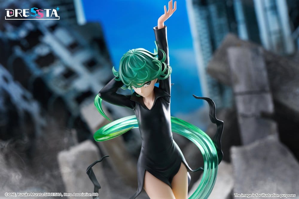 One-Punch Man Dressta PVC Figur Terrible Tornado 24 cm
