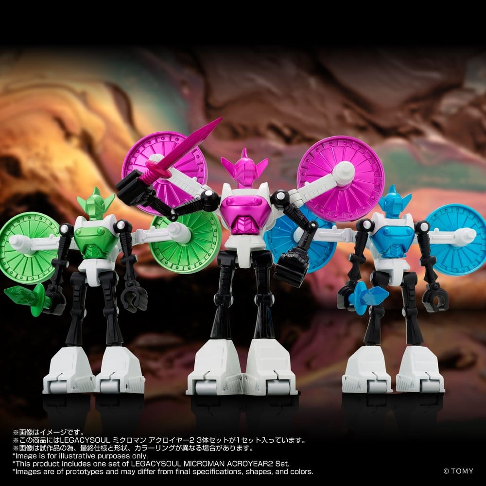 Microman Legacysoul Actionfiguren 3er-Pack Acroyear 2