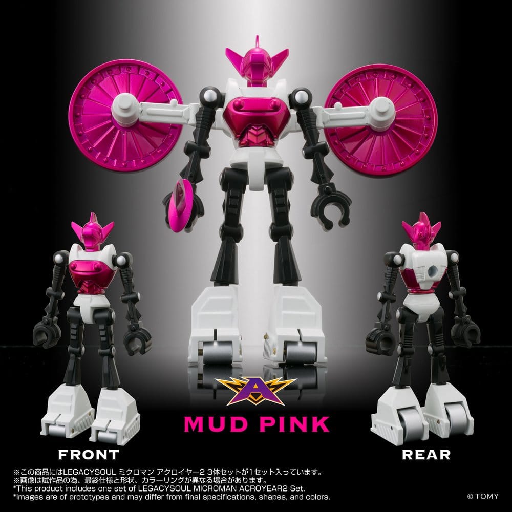 Microman Legacysoul Actionfiguren 3er-Pack Acroyear 2
