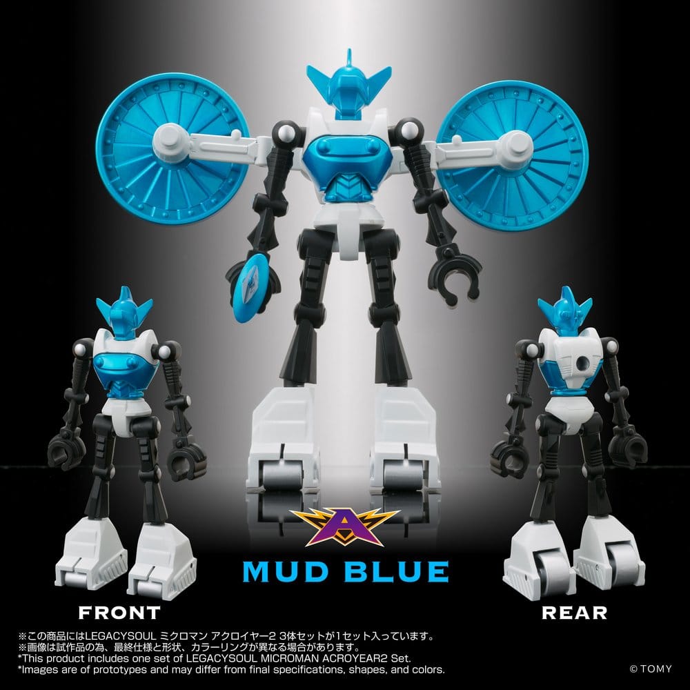 Microman Legacysoul Actionfiguren 3er-Pack Acroyear 2