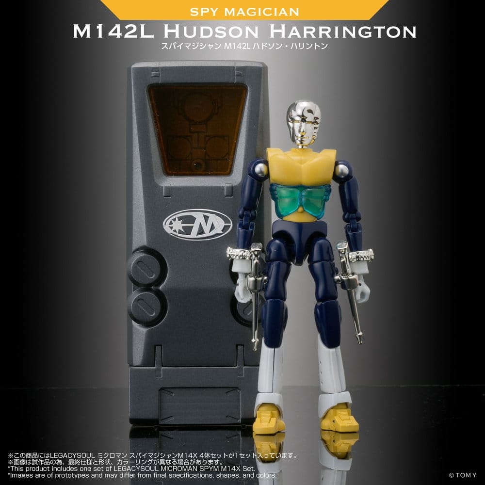 Microman Legacysoul Actionfiguren 4er-Pack SPYM M14X Set