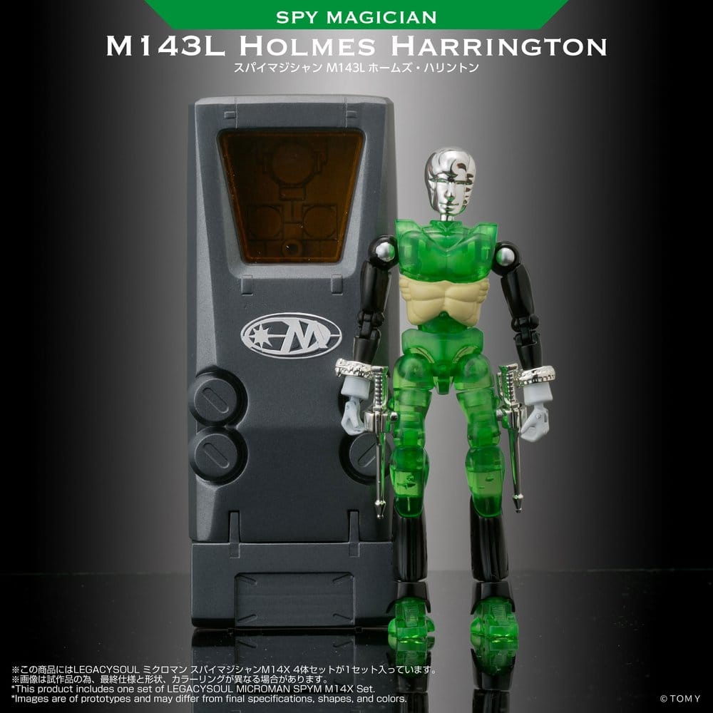 Microman Legacysoul Actionfiguren 4er-Pack SPYM M14X Set