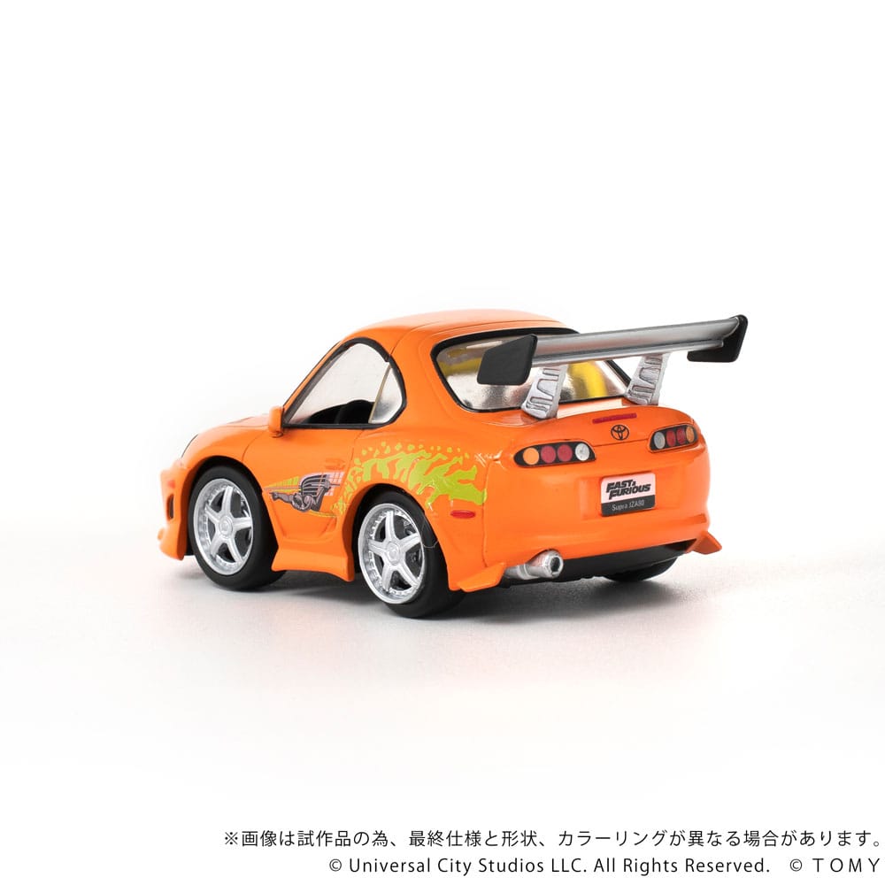 Fast & Furious Q-Village Fahrzeug mit Minifigur Toyota Supra JZA80 9 cm