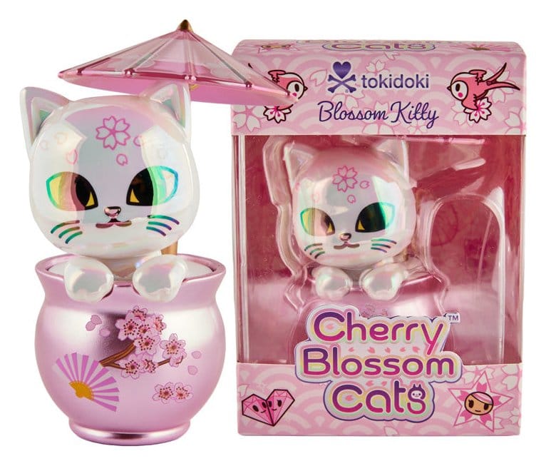 Cherry Blossom Cats Window Box Figur Kitty Special Edition