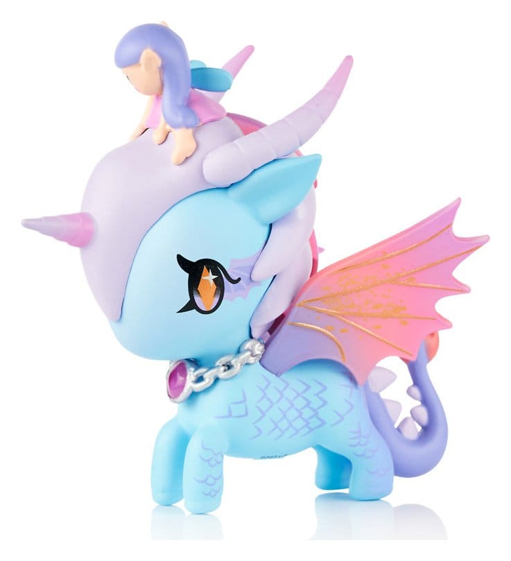 Unicorno Window Box Figur Mystical Dragon Line Fairy Dragon 8 cm