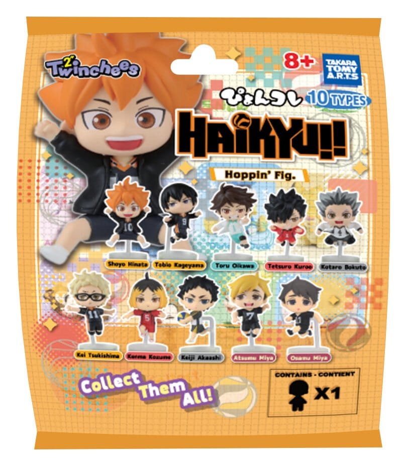Haikyu!! Twinchees Minifiguren Hoppin' 5 cm Blind Pack Display (24)