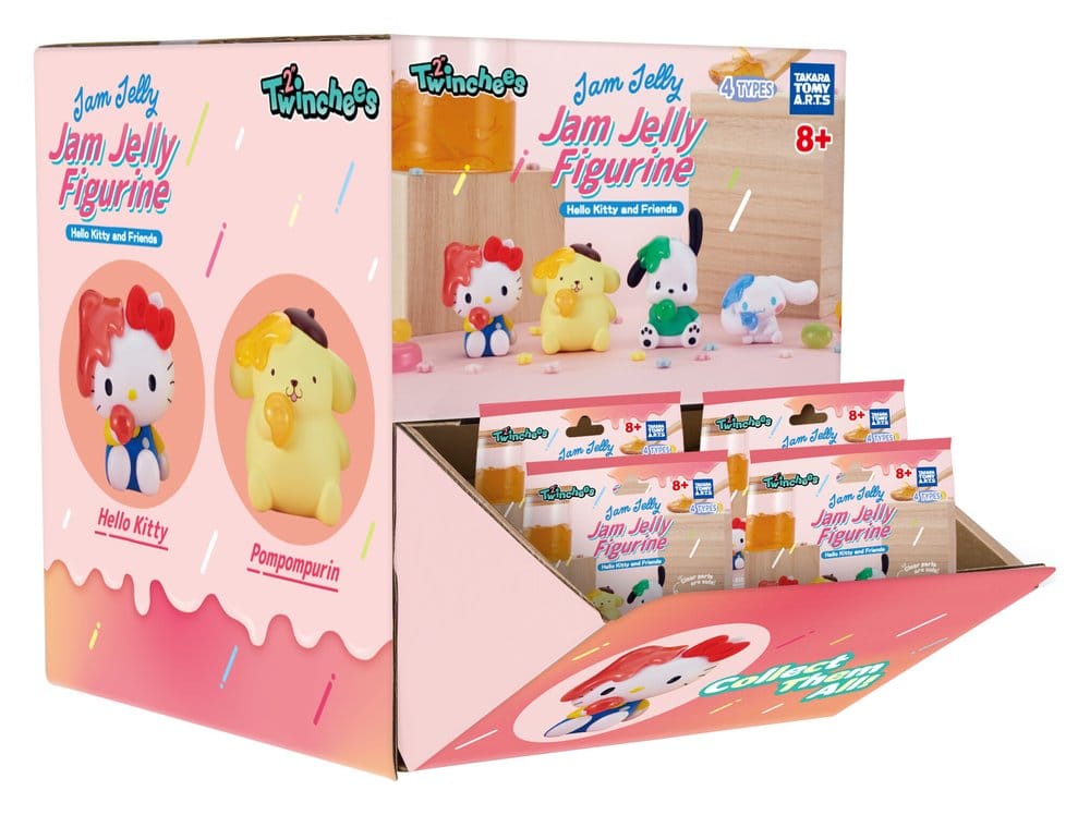 Sanrio Twinchees Minifiguren Hello Kitty & Friends Jam Jelly 5 cm Blind Pack Display (24)