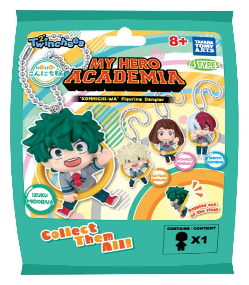 My Hero Academia Konnichi-wa Danglers Schlüsselanhänger 3 cm Mystery Capsule Display (12)