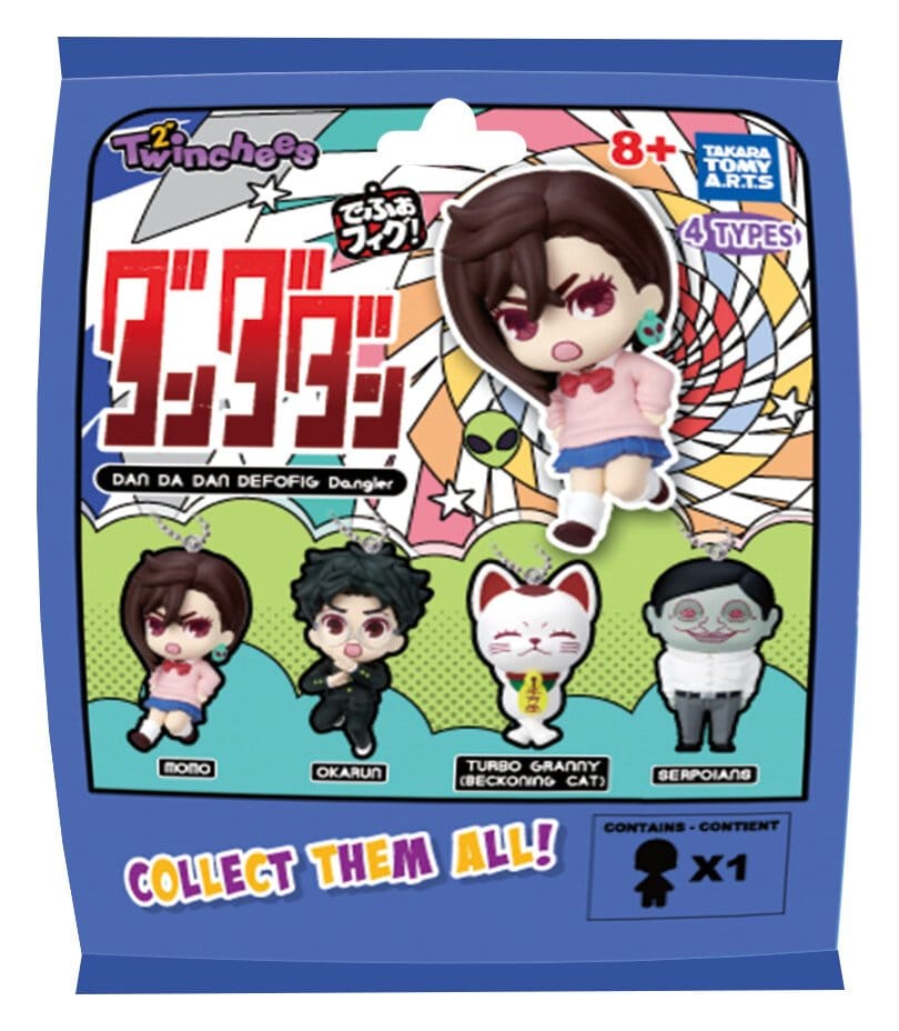Dandadan Twinchees Dangler Minifiguren Defofig! 5 cm Blind Pack Display (24)