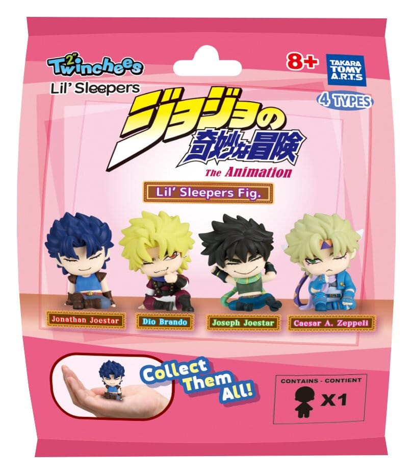 Jojo´s Bizzare Adventure Twinchees Minifiguren Lil´Sleepers 5 cm Blind Pack Display (24)