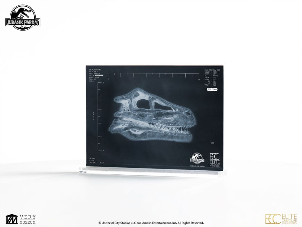 Jurassic Park III Prop Replik 1/1 Velociraptor Resonance Chamber 18 cm