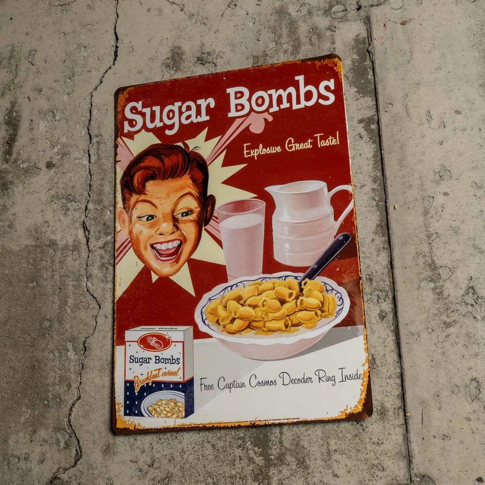 Fallout Metallschild Sugar Bombs