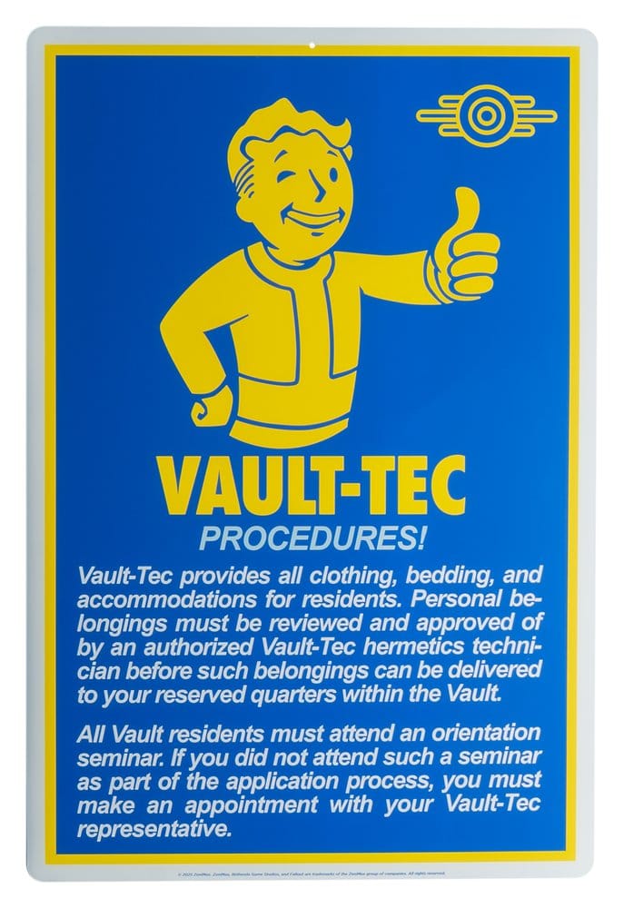 Fallout Metallschild Procedures