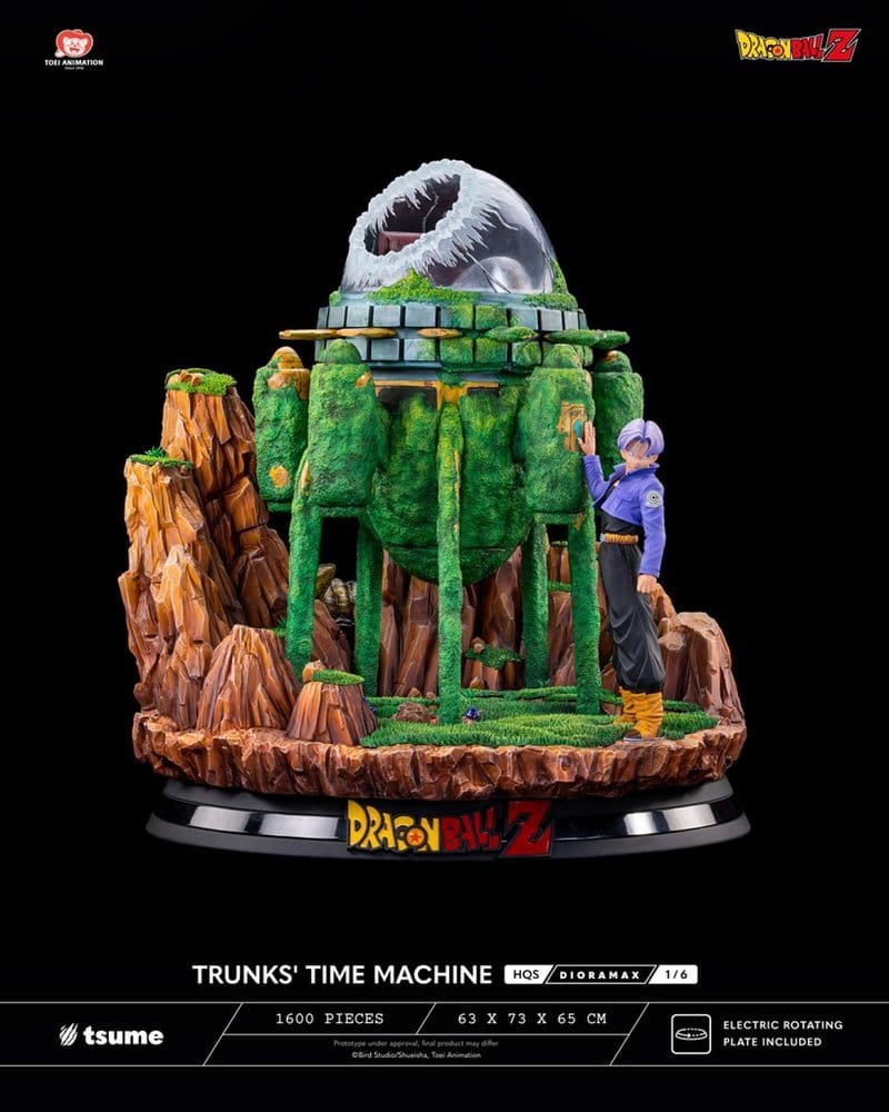 Dragon Ball Z HQS Dioramax Figur 1/6 Trunks' Time Machine