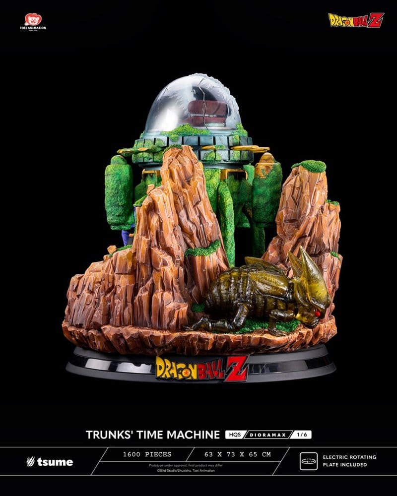 Dragon Ball Z HQS Dioramax Figur 1/6 Trunks' Time Machine
