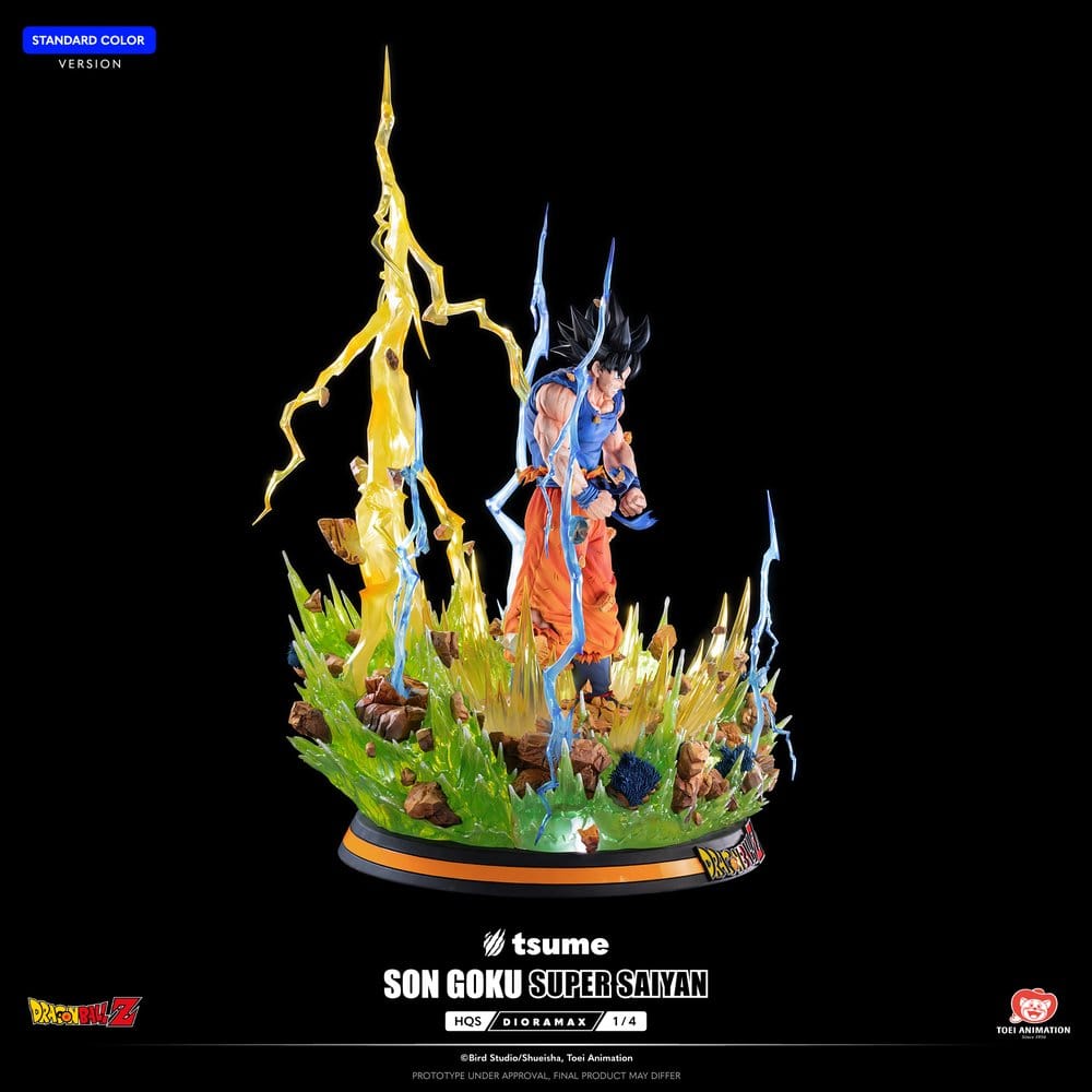 Dragon Ball Z HQS Dioramax Figur 1/4 Son Goku Super Saiyan 51 cm